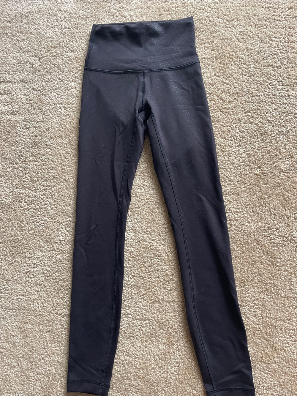 Girls High-Waist Black Active Leggings